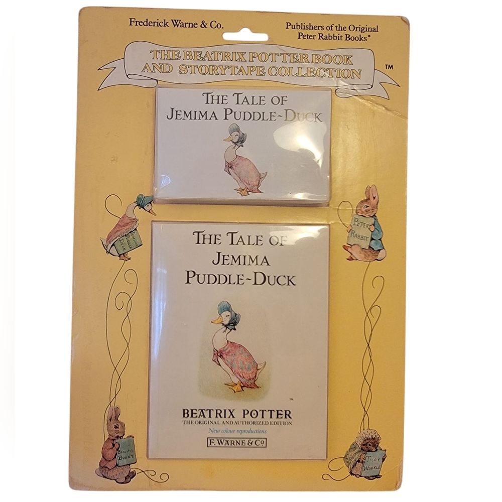 💚 New 1989 Beatrix Potter Book & StoryTape